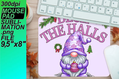 Unique designs for mouse desk mats, enhance your decor! , Gnomes Sublimation HoodArtCraft 