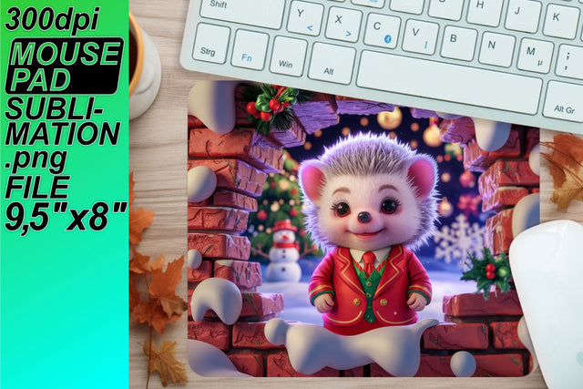 Unique designs for mouse desk mats, enhance your decor! , Xmas Sublimation HoodArtCraft 