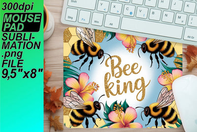 Unique designs for mouse desks, unleash your creativity! , Bee Sublimation HoodArtCraft 