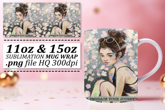 Unique designs for mug wraps, make a statement! , Woman Sublimation afrosvg 