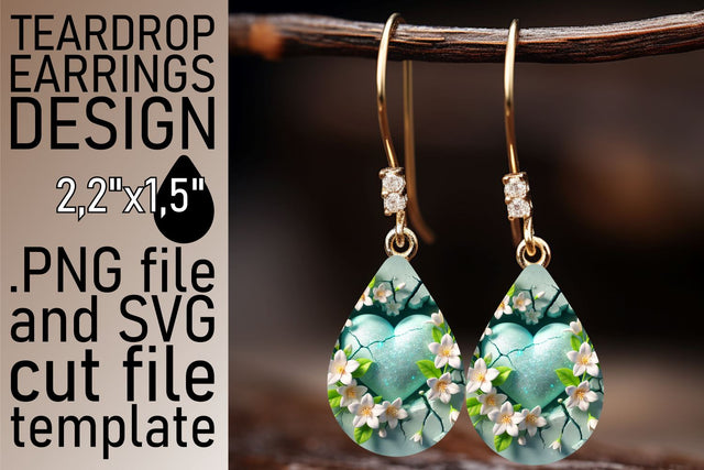 Unique designs, perfect for sublimation earrings! , 3D Heart Sublimation afrosvg 