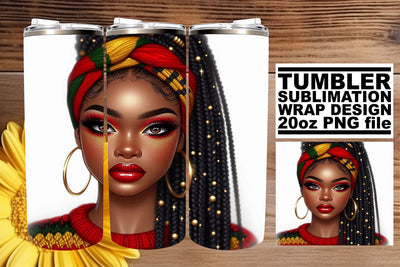 Unique designs tumbler wrap, elevate your drinkware! , Love Girl Sublimation afrosvg 