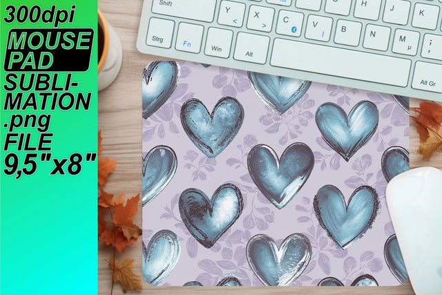 Unique mouse desk design, ready for sublimation! , Heart Sublimation HoodArtCraft 