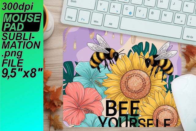 Unique mouse desk designs, perfect for sublimation projects! , Bee Sublimation HoodArtCraft 