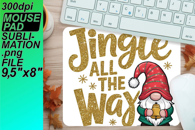 Unique mouse desk designs, perfect for sublimation projects! , Gnomes Sublimation HoodArtCraft 