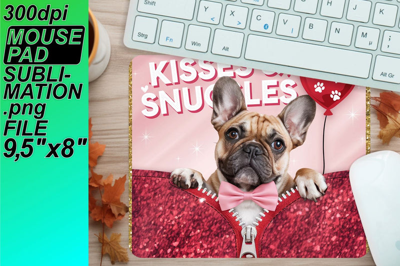 Unique mouse desk mats, enhance your workspace decor! , Valentines Sublimation HoodArtCraft 