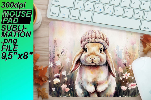 Unique mouse mat design, perfect for your crafting needs! , Animals Sublimation HoodArtCraft 