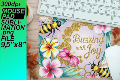 Unique mouse mat designs, perfect for any workspace! , Bee Sublimation HoodArtCraft 