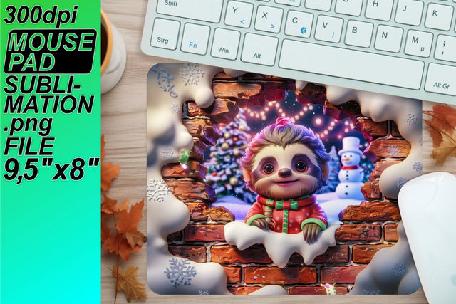 Unique mouse mat templates, unleash your creativity! , Xmas Sublimation HoodArtCraft 