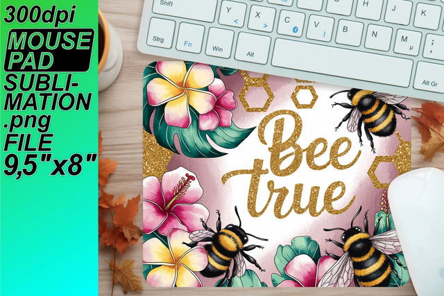 Unique mouse pad designs, ideal for personal projects! , Bee Sublimation HoodArtCraft 