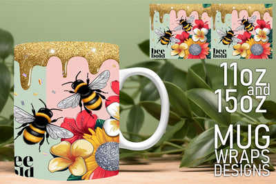 unique mug designs! , Perfect for special occasions, Bee Sublimation HoodArtCraft 