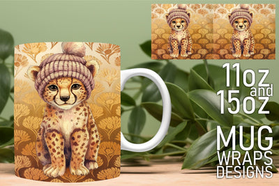 Unique mug wrap designs, perfect for any sublimation project! , Animals Sublimation HoodArtCraft 