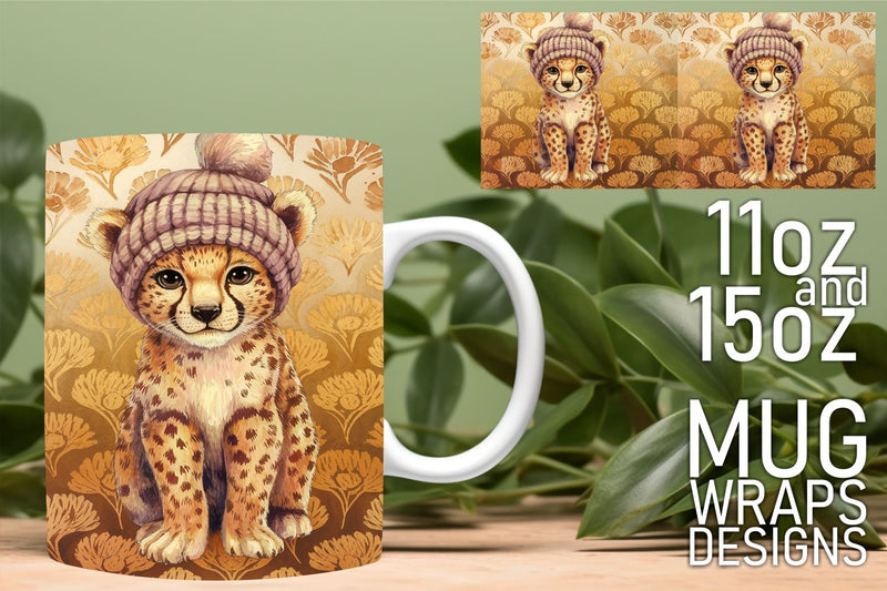 Unique mug wrap designs, perfect for any sublimation project! , Animals Sublimation HoodArtCraft 