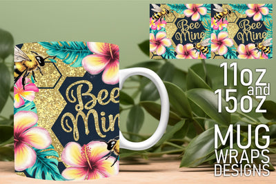 Unique mug wrap templates, perfect for creative minds! , Bee Sublimation HoodArtCraft 