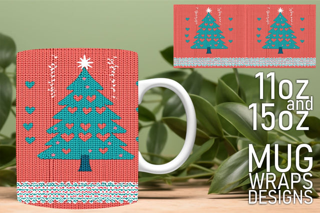 Unique mug wrap templates, perfect for creative minds! , Holiday Sublimation HoodArtCraft 