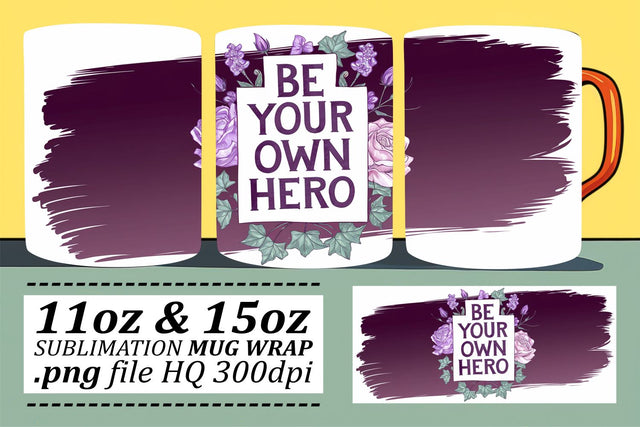 Unique mug wraps, great for personal touch! , Quote Sublimation afrosvg 