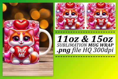 Unique mug wraps, great for personal touch! , Valentines Sublimation afrosvg 