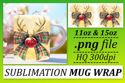 Unique mug wraps, great for personal touch! , Xmas Sublimation afrosvg 