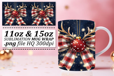 Unique mug wraps, ideal for your sublimation needs! , Xmas Sublimation afrosvg 