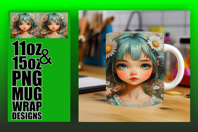 unique mug wraps! , Unlock your artistic potential, Fairy Sublimation HoodArtCraft 