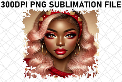 Unique PNG designs for lunch bags, stylish and functional! , Love Girl Sublimation afrosvg 