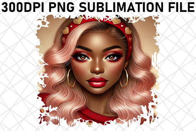 Unique PNG designs for lunch bags, stylish and functional! , Love Girl Sublimation afrosvg 