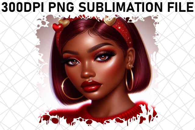 Unique PNG designs for postcards, share your thoughts! , Love Girl Sublimation afrosvg 