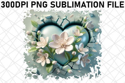 Unique PNG designs for sleep masks, stylish and comfortable! , 3D Heart Sublimation afrosvg 