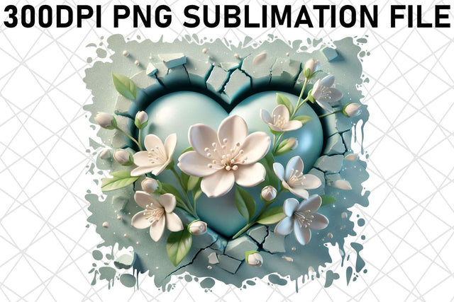 Unique PNG designs for sleep masks, stylish and comfortable! , 3D Heart Sublimation afrosvg 