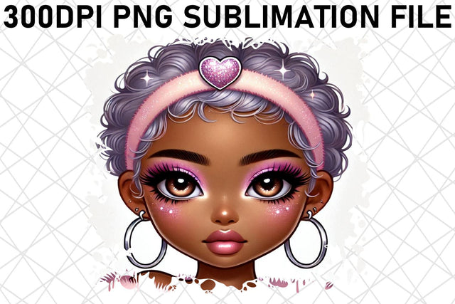 Unique PNG designs, ready to inspire creativity! , Love Girl Sublimation afrosvg 