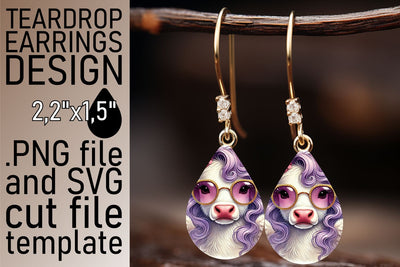 Unique PNG file, great for creating earrings! , Valentines Sublimation afrosvg 