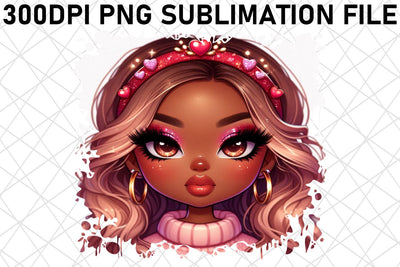 Unique PNG files for baby bibs, adorable gift ideas! , Love Girl Sublimation afrosvg 