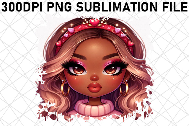 Unique PNG files for baby bibs, adorable gift ideas! , Love Girl Sublimation afrosvg 