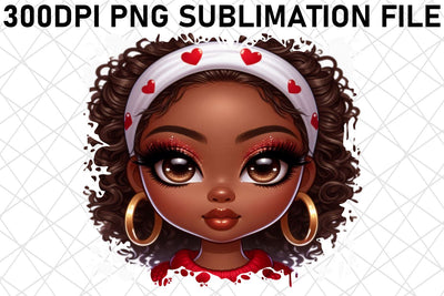 Unique PNG templates for apparel, create stunning designs! , Love Girl Sublimation afrosvg 