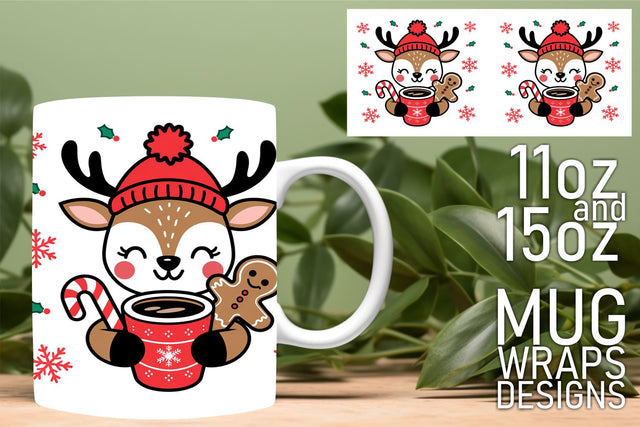 Unique PNG templates for sublimation, great for all mugs! , Christmas Sublimation HoodArtCraft 