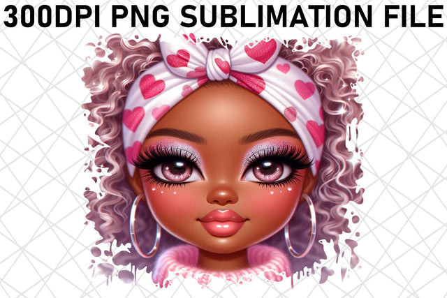 Unique PNG templates for wine glasses, elevate your parties! , Love Girl Sublimation afrosvg 