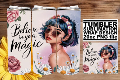 Unique PNG tumbler wrap, ideal for creative projects! , Woman Sublimation afrosvg 