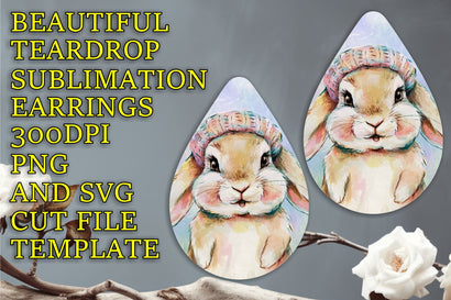 Unique printable earrings design, vibrant sublimation PNG, Animals Sublimation HoodArtCraft 