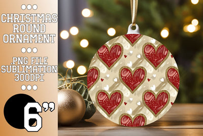 Unique round designs for charming keychains, ignite your imagination., Heart Sublimation HoodArtCraft 