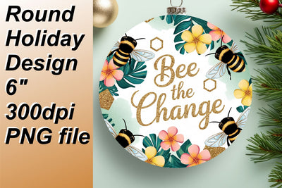 Unique round designs for eye-catching keychains, inspire your projects., Bee Sublimation HoodArtCraft 