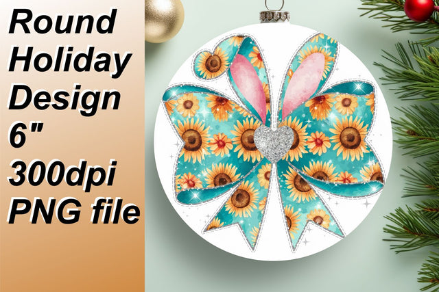 Unique round designs for eye-catching keychains, inspire your projects., Easter Bunny Sublimation HoodArtCraft 