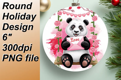 Unique round designs for memorable keychains, create with flair., Valentines Sublimation HoodArtCraft 