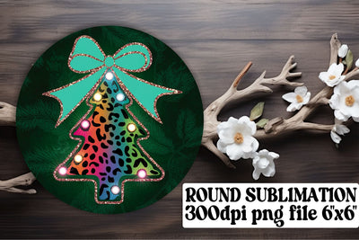 Unique round designs, PNGs ready for sublimation use! , Neon Xmas Sublimation afrosvg 