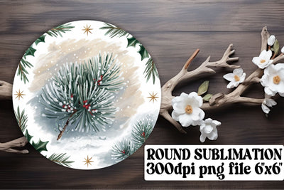 Unique round designs, ready for stylish keychain sublimation! , Christmas Sublimation afrosvg 