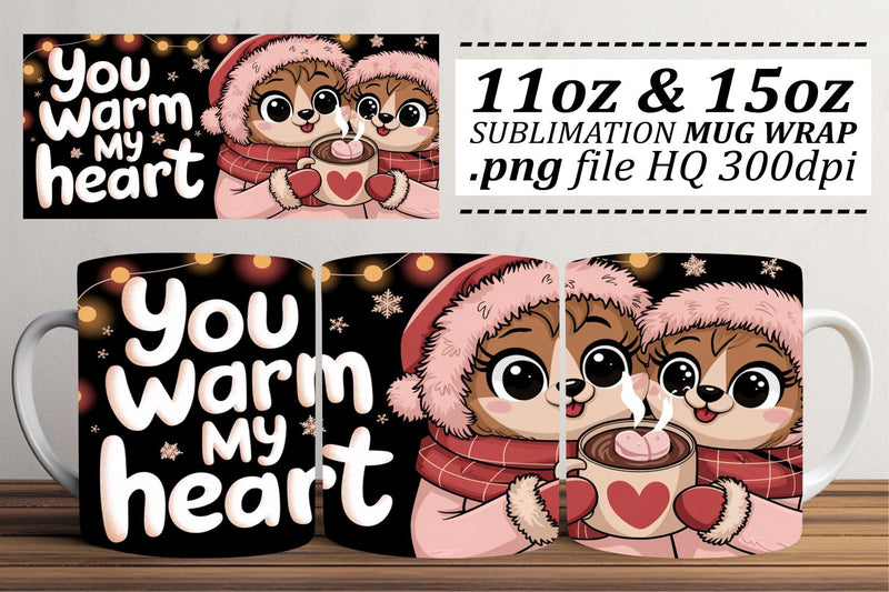 Unique styles for sublimation, create stunning mugs! , Love Sublimation afrosvg 