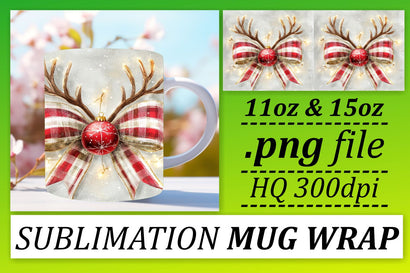 Unique styles for sublimation, create stunning mugs! , Xmas Sublimation afrosvg 