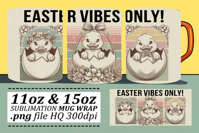 Unique styles for sublimation, impress your audience! , Easter Sublimation afrosvg 