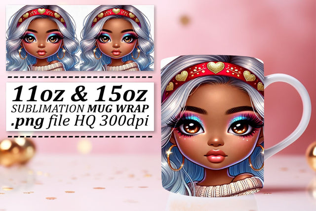 Unique styles for sublimation, impress your audience! , Love Girl Sublimation afrosvg 