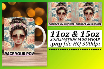 Unique styles for sublimation, impress your audience! , Woman Sublimation afrosvg 