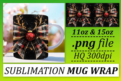 Unique styles for sublimation, make your mugs shine! , Xmas Sublimation afrosvg 